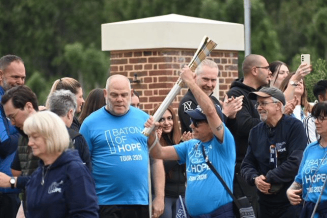 Torbay is the only West Country stop on the national Baton of Hope 2025 event, and 100 local people will carry the baton as it makes its way through Torquay, Paignton and Brixham.