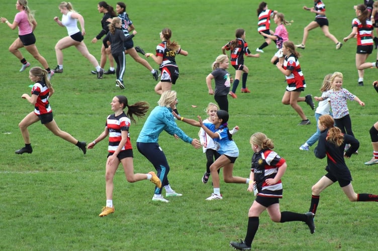 Claudia Moloney Macdonald hopes England's Rugby World Cup success will encourage more girls to enjoy the sport.