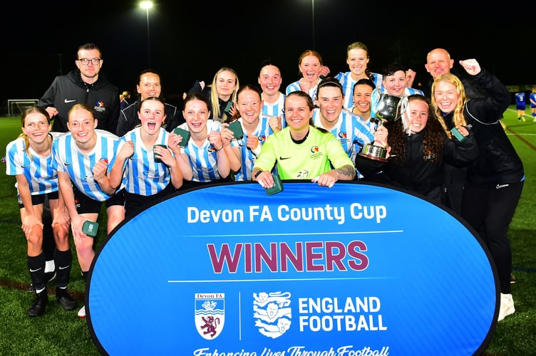 Marine Academy Plymouth won the Women's Devon FA County Cup last season.