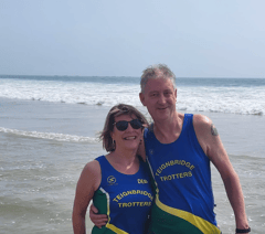 Running into love: Trotters' Debora and John to tie the knot