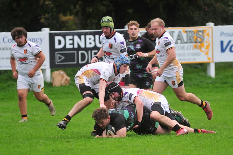 Rugby. Counties 3  Tribute Ale Devon North & East SW Division. Newton Abbot Spartans versus New Cross. Not a good day at Rackerhayes for the All Whites second team who went down 0-64 to  their neighbours from Kingsteignton
