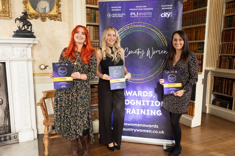 L-R Lucy Rhodes, Mel Sevieri and Rebecca Hewitt. Photo: Aisling Magill