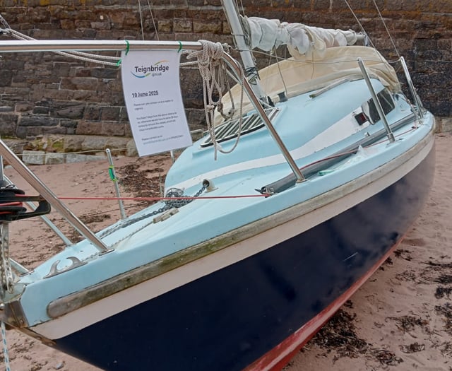 Unclaimed boat up for grabs at Dawlish 