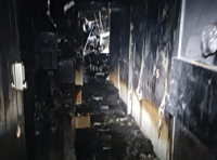 In Pictures: Pub storeroom 'severely damaged' by fire 