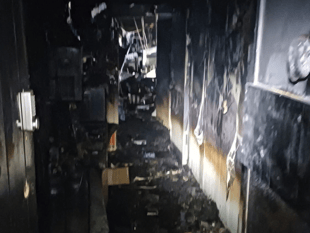 In Pictures: Pub storeroom 'severely damaged' by fire 