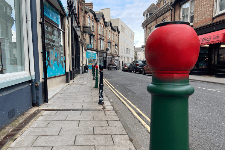 Bollards on Union Street