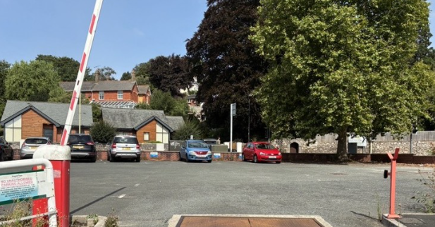 Sherborne House car park site in Newton Abbot