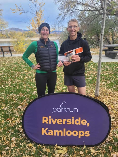 Paul the Teignmouth Promenade parkrun seagull has made it to Kamloops in Canada.
