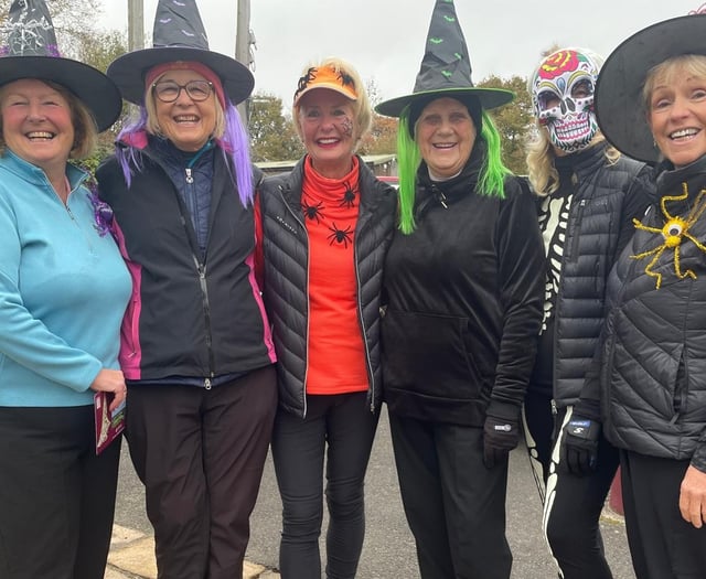 Ghoulish golfers at Teignmouth GC