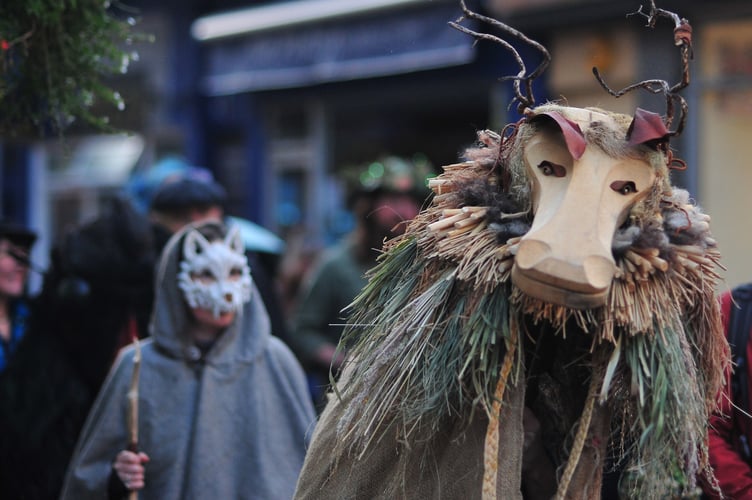 Folk Preservation Society Samhain Dusking celebration at Teignmouth