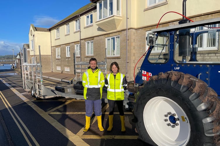 Teignmouth RNLI volunteers Tom Schnetler and Ruth Paton have qualified as shore crew.