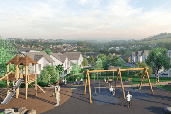 Proposed homes at Collaton St Mary