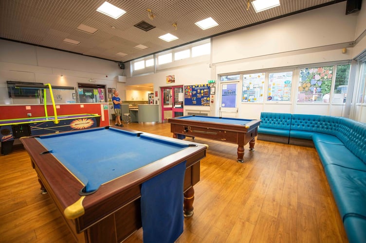 Some of the activities at Newton Abbot Youth Centre. 