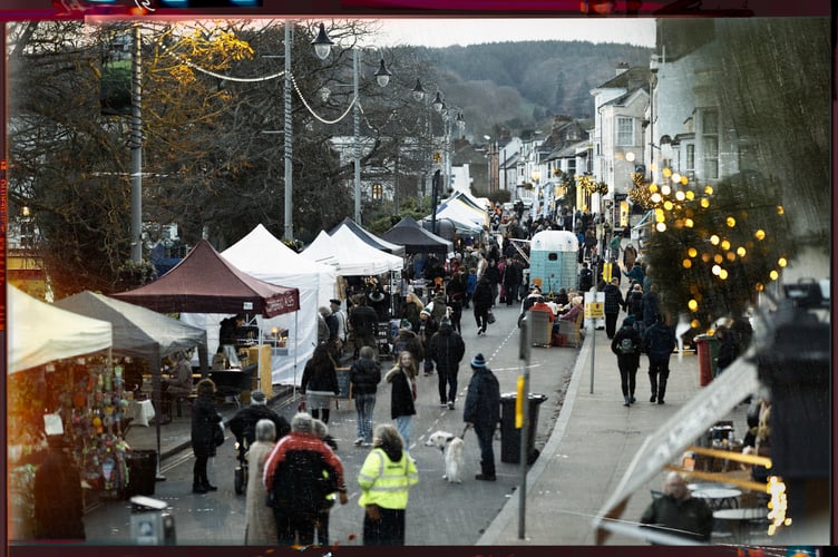Last year's Dawlish Christmas Market. Photo Neil Salter