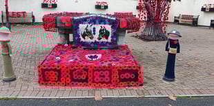 Kingsteignton WI decorates for Remembrance Day