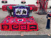 Kingsteignton WI decorates for Remembrance Day
