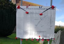 Moving Remembrance tribute at Teignmouth Cemetery