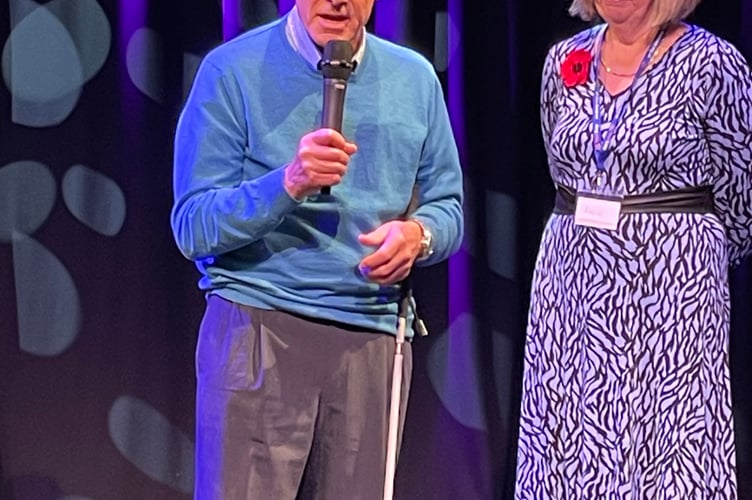 Peter Taylor won the overall Stars of Teignbridge Volunteer Award for transforming the lives of blind and partially sighted adults in and around Teignmouth.