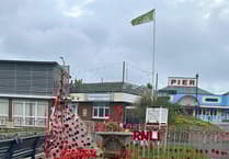 RNLI installs handmade poppy garden