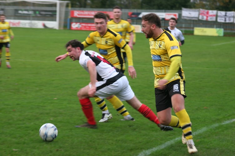 Jack Baxter driving down the flank