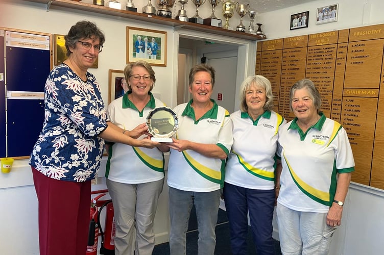 Ilsington BC- Mary Oliphant, Sally Ansell, Jenny Freeborn, Viv Ralphs and Val Wheelhouse