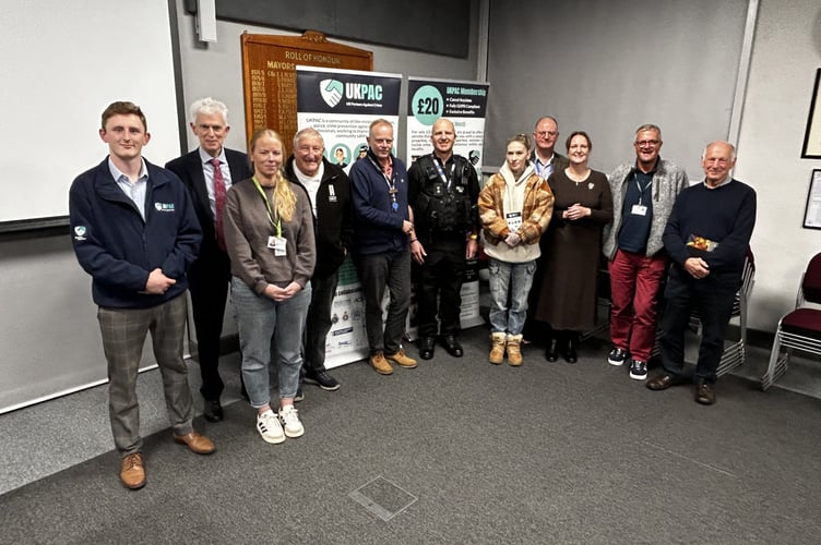 Launch of the UKPAC retail crime initiative in Newton Abbot. Photo Newton Abbot Town Council 