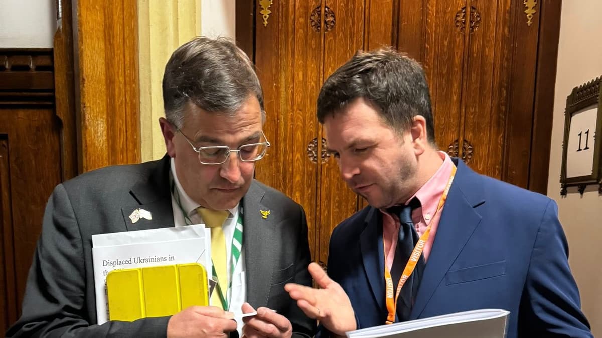 Devon Ukrainians attend report launch in Westminster