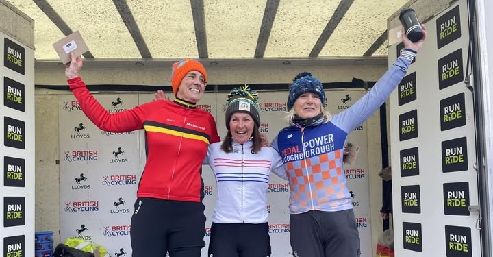 Kila Kilburn on a West Bromwich podium