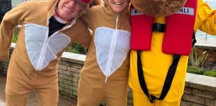 Teignmouth RNLI reindeer parkrun raises over £500