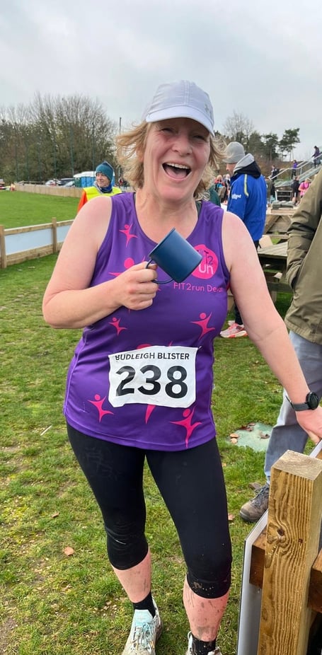 FIT2Run coach Alison Richards completed the Budleigh Blister in 1 hour 51 minutes.
