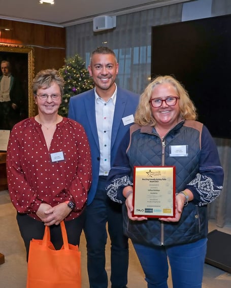 Cofton picks up the dog-friendly holiday park of year title for a second time.