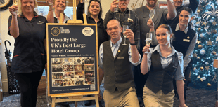 Hotel team raise a glass to group's Which? award win 