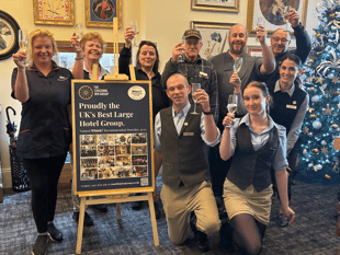 Hotel team raise a glass to group's Which? award win 