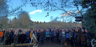 New footpaths officially unveiled at country park 