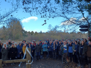 New footpaths officially unveiled at country park 