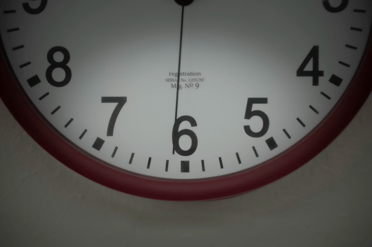 Waiting times stock image