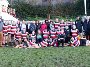 Teignmouth women celebrate 10 years of rugby