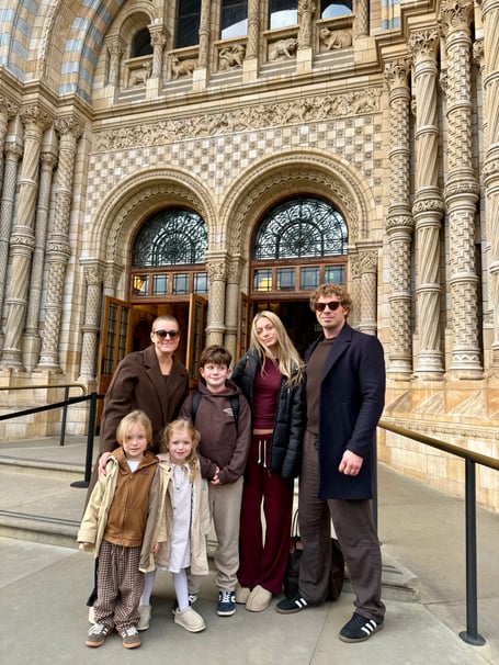 Charlotte Taylor making 'memories we will cherish forever' with her family on a precious trip to London.