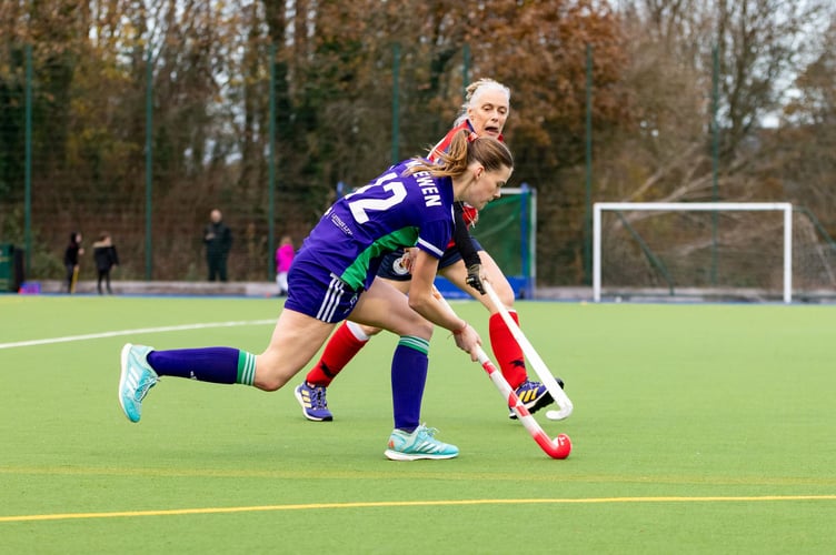 Striker Tilly McEwen continued her rich goalscoring vein with a hat trick