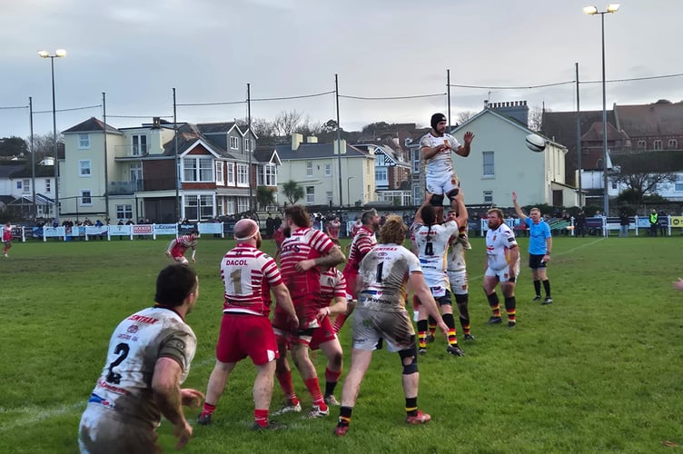 Newton Abbot RFC away at Paignton