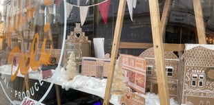 WATCH: Teignmouth's festive windows dazzle