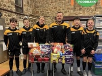 Buckland Athletic U14s aid foodbank