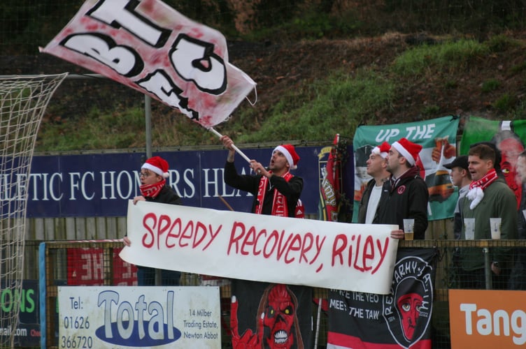 Barum banner for Riley Malin.