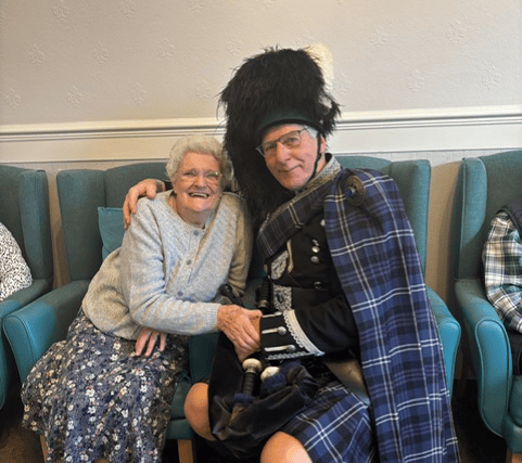 Care home celebrates Scottish culture
