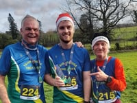 Trotters trio enjoy a jolly race