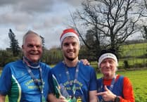 Teignbridge Trotters trio enjoy a jolly race