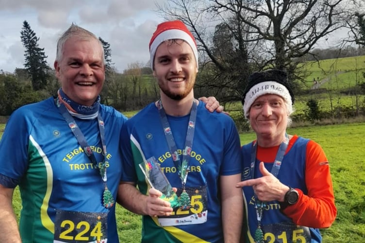 Neil & Ben Tampkins with Derek Skinner