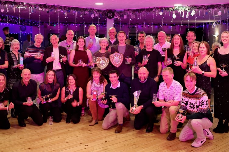 2025 trophy winners from the Teignbridge Trotters.