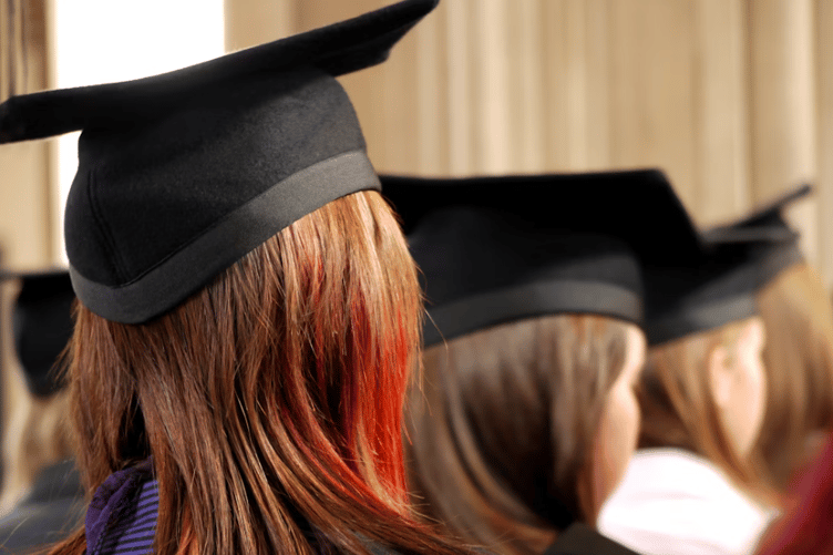 University student stock image