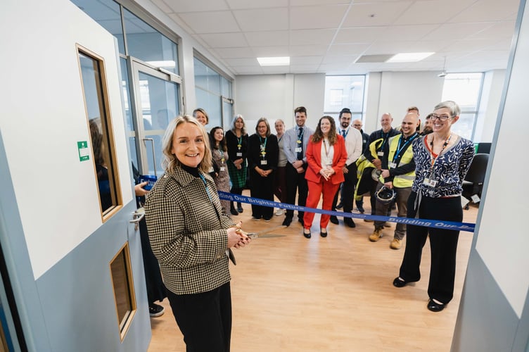 Official opening of first phase of emergency department redevelopment at Torbay Hospital. Photo Torbay and South Devon NHS Trust